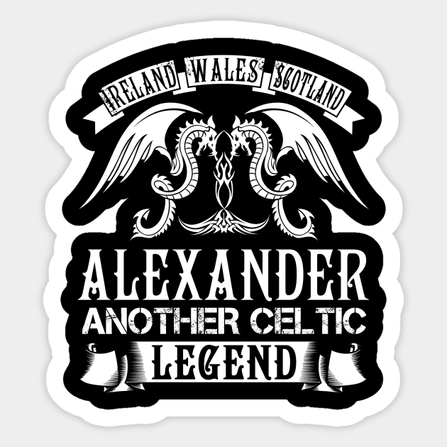 ALEXANDER Sticker by Narcisa